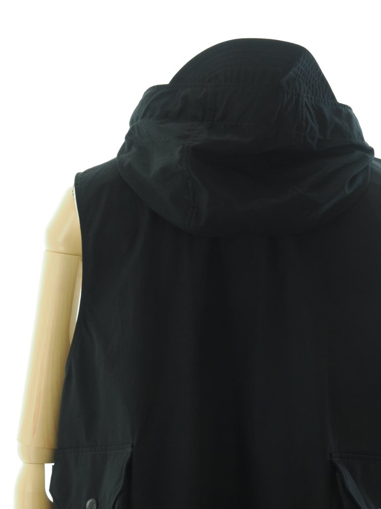 Engineered Garments 󥸥˥ɥ - Field Vest եɥ٥ - Cotton Duracloth Poplin - Black