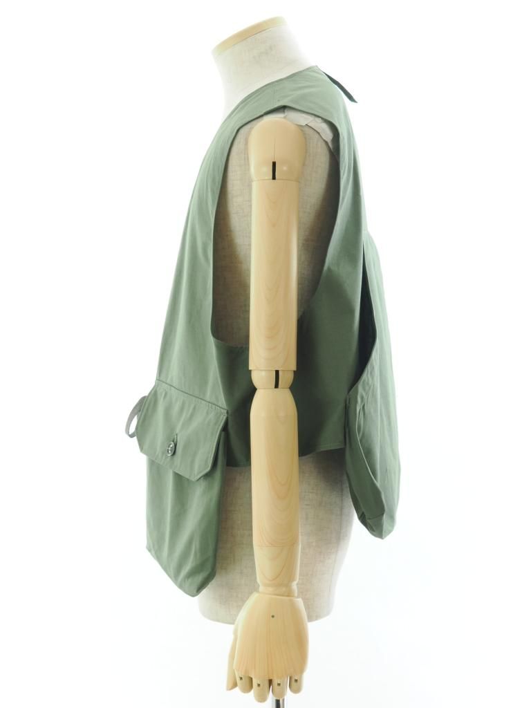 Engineered Garments エンジンニアドガーメンツ - Fowl Vest フォールベスト - Cotton Ripstop - Olive