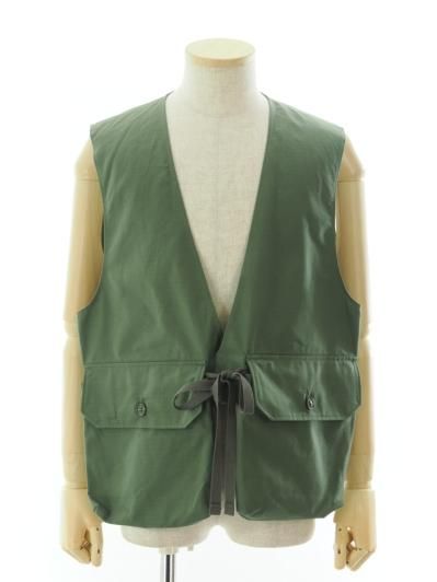 Engineered Garments 󥸥˥ɥ - Fowl Vest ե٥ - Cotton Ripstop - Olive