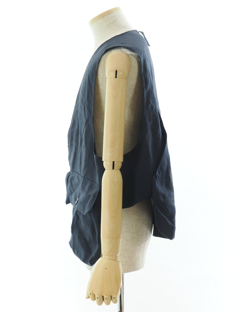 Engineered Garments 󥸥˥ɥ - Fowl Vest ե٥ - Linen Twill - Navy