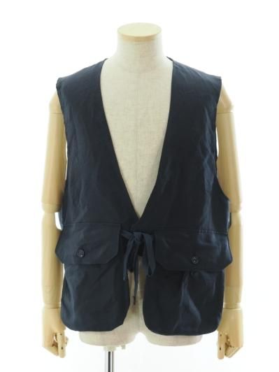 Engineered Garments エンジンニアドガーメンツ - Fowl Vest フォールベスト - Linen Twill - Navy
