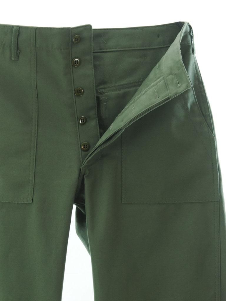 EG WORKADAY イージーワーカデイ - Fatigue Pant ファティーグパンツ - Cotton Reversed Sateen - Olive