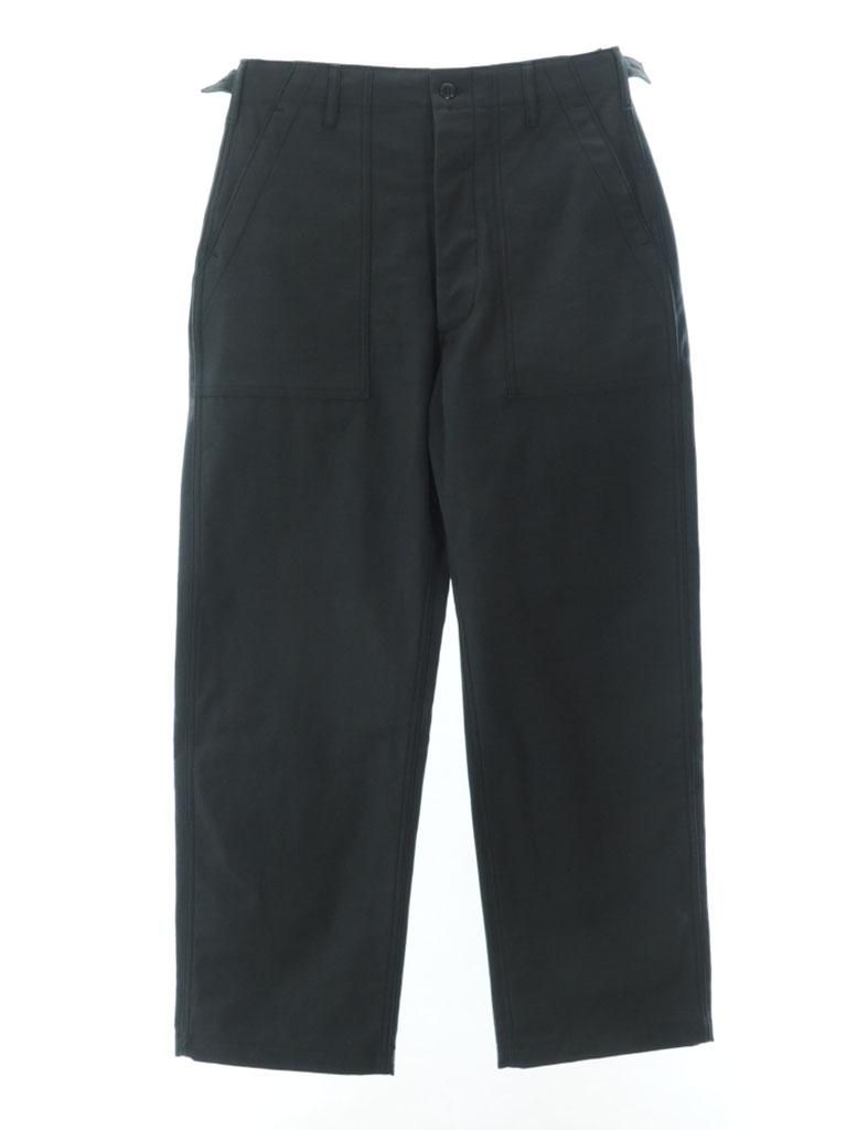 EG WORKADAY イージーワーカデイ - Fatigue Pant ファティーグパンツ - Cotton Reversed Sateen - Black