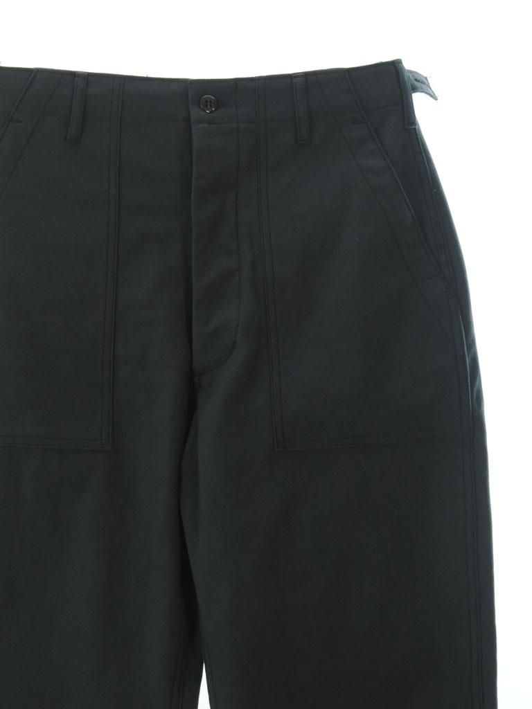 EG WORKADAY イージーワーカデイ - Fatigue Pant ファティーグパンツ - Cotton Reversed Sateen - Black