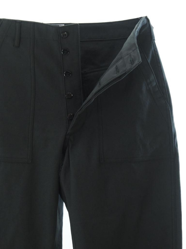 EG WORKADAY イージーワーカデイ - Fatigue Pant ファティーグパンツ - Cotton Reversed Sateen - Black