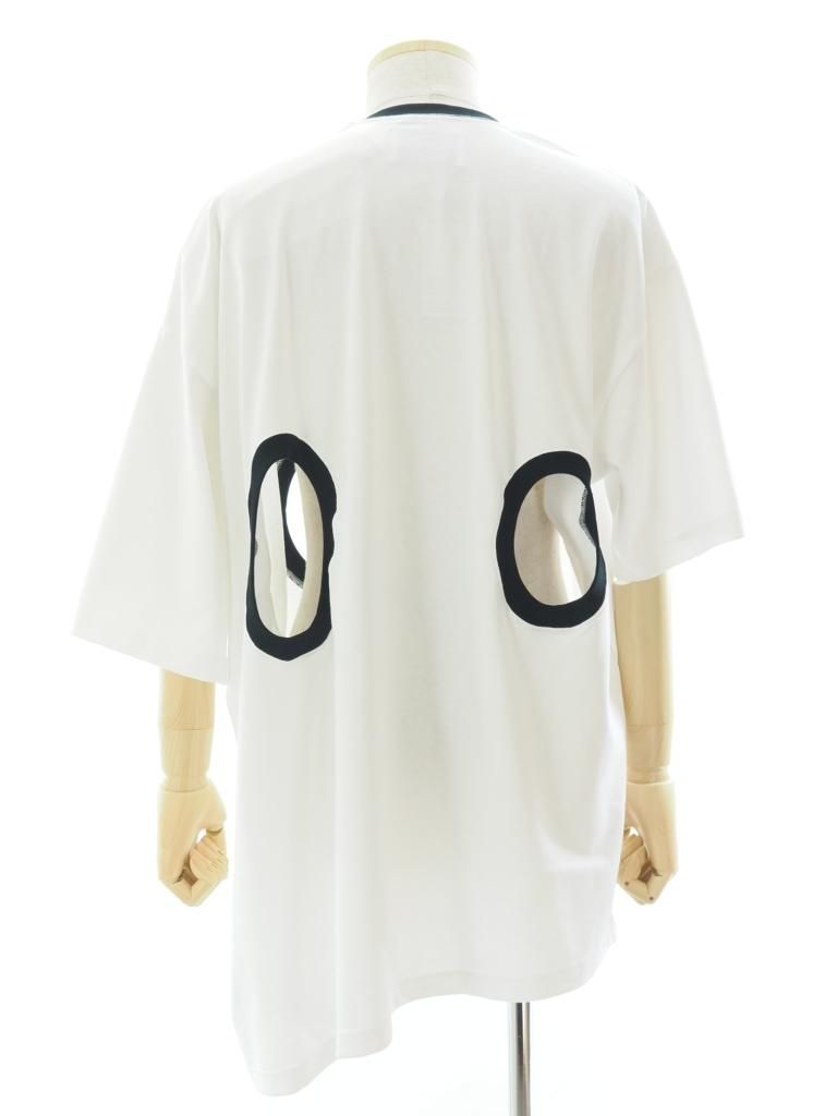 NOMA t.d. ノーマティーディー - Four Neck Holes Tee フォーネックホールズティー - White