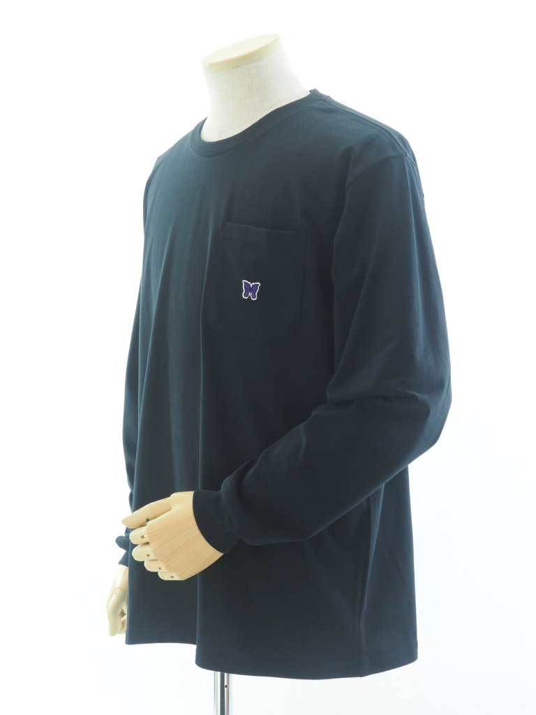 Needles ˡɥ륺 - L/S Crew Neck Tee 󥰥꡼֥롼ͥåƥ - Poly Jersey - Black