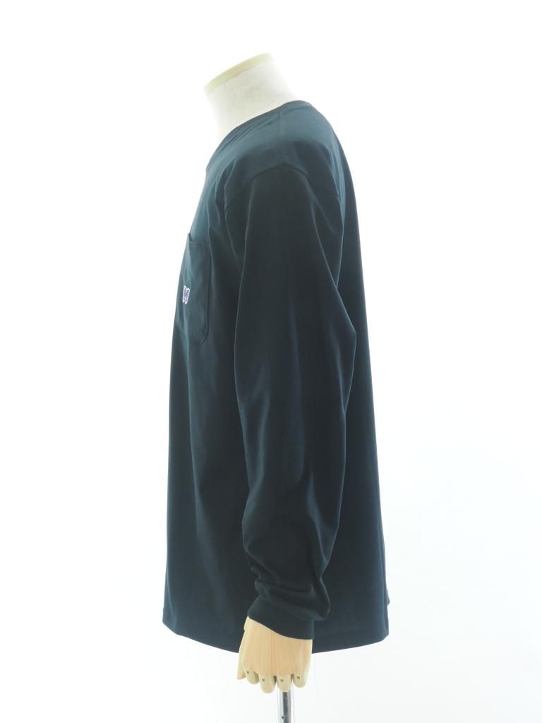 Needles ニードルズ - L/S Crew Neck Tee ロングスリーブクルーネックティー - Poly Jersey - Black