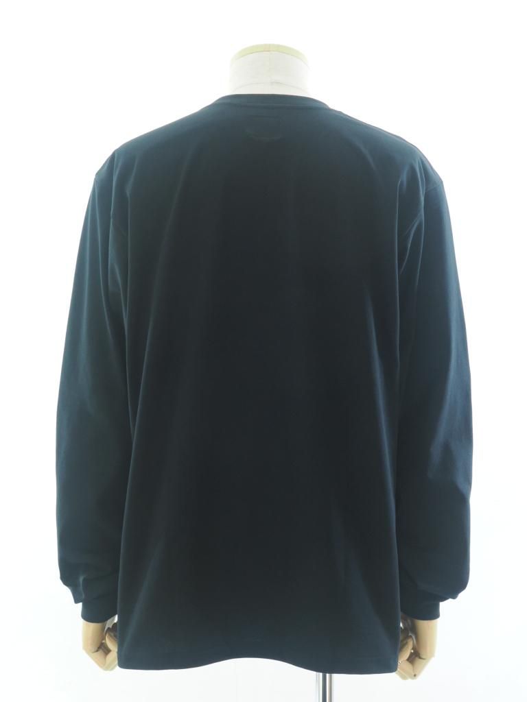 Needles ニードルズ - L/S Crew Neck Tee ロングスリーブクルーネックティー - Poly Jersey - Black