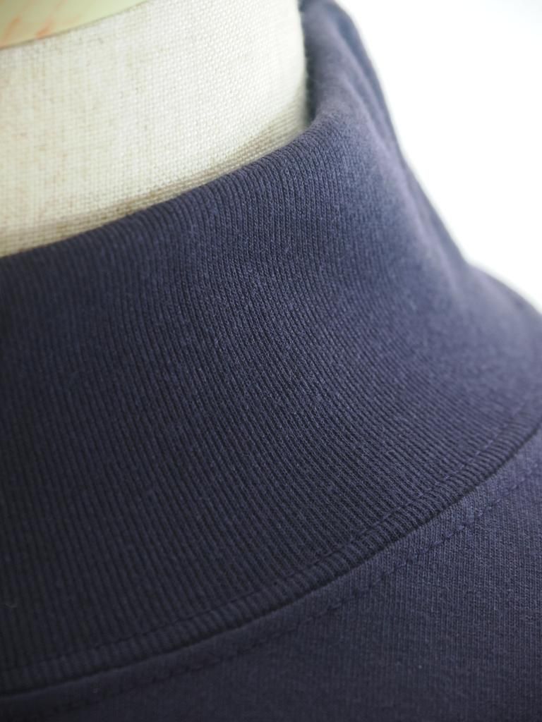 Needles ニードルズ - L/S Mock Neck Tee ロングスリーブモックネックティー - Poly Jersey - Eggplant