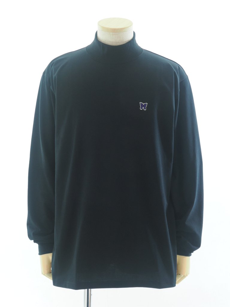 Needles ˡɥ륺 - L/S Mock Neck Tee 󥰥꡼֥åͥåƥ - Poly Jersey - Black