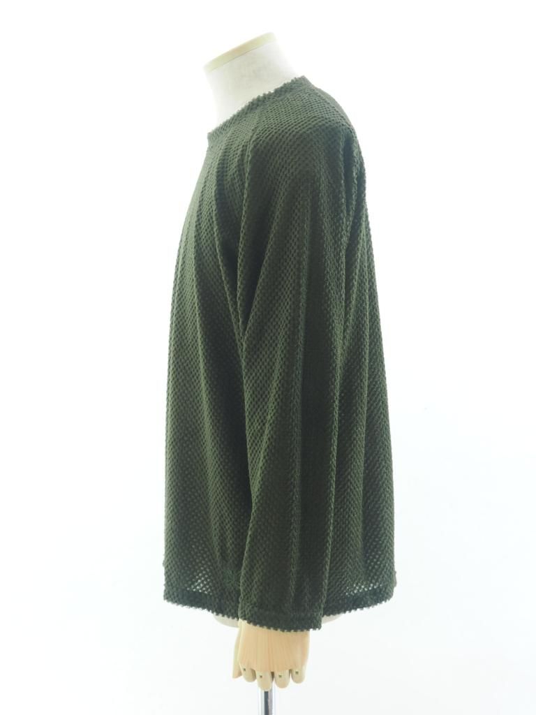 Needles / ニードルズ ダブルラッセル素材 Uネック Tシャツ Needles ニードルズ - L/S U Neck Tee ロングスリーブユーネック