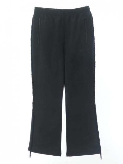 Needles ニードルズ - Fringe Boot-Cut Track Pant フリンジブーツカットトラックパンツ - B. Jersey - Black
