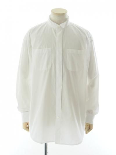 Engineered Garments エンジニアドガーメンツ - Wing Collar Shirt ウィングカラーシャツ -  100's 2Ply Broadcloth - White