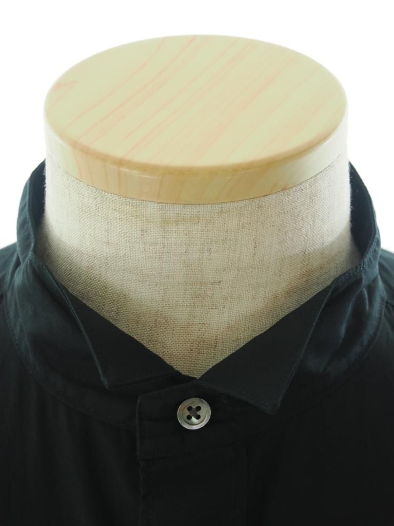 Engineered Garments エンジニアドガーメンツ - Wing Collar Shirt ウィングカラーシャツ -  100's 2Ply Broadcloth - Black
