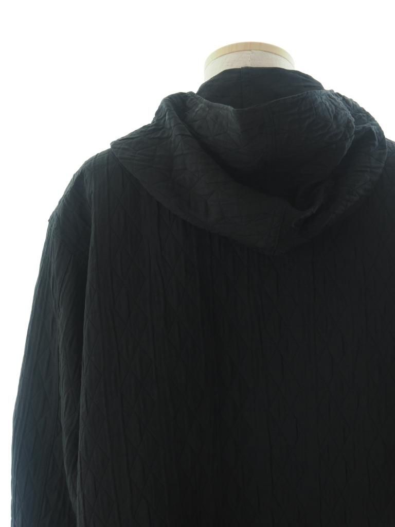 Engineered Garments エンジニアドガーメンツ - Cagoule Shirt カグールシャツ - Polyester Geo Quilt - Black