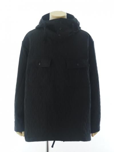 Engineered Garments エンジニアドガーメンツ - Cagoule Shirt カグールシャツ - Polyester Geo Quilt - Black