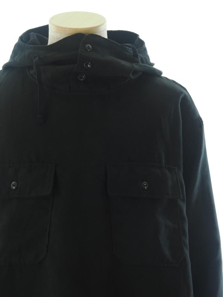 Engineered Garments エンジニアドガーメンツ - Cagoule Shirt カグールシャツ - Lt.Weight Fake Suede - Black
