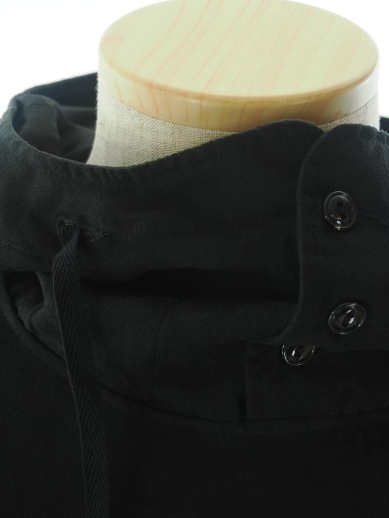 Engineered Garments エンジニアドガーメンツ - Cagoule Shirt カグールシャツ - Lt.Weight Fake Suede - Black