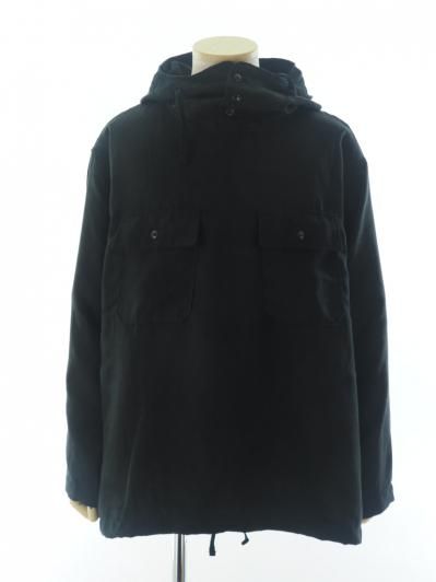 Engineered Garments エンジニアドガーメンツ - Cagoule Shirt カグールシャツ - Lt.Weight Fake Suede - Black