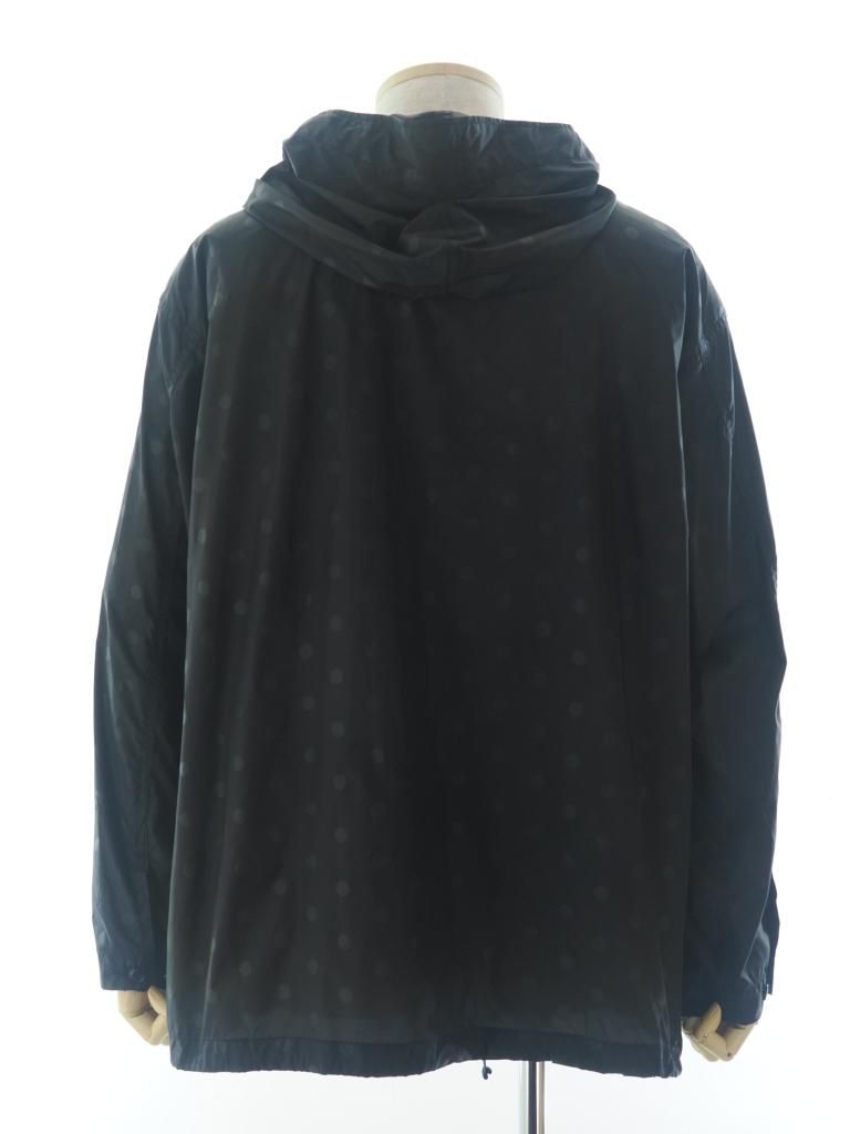 Engineered Garments エンジニアドガーメンツ - Cagoule Shirt カグールシャツ - Polka Dot Pt Taffeta - Black