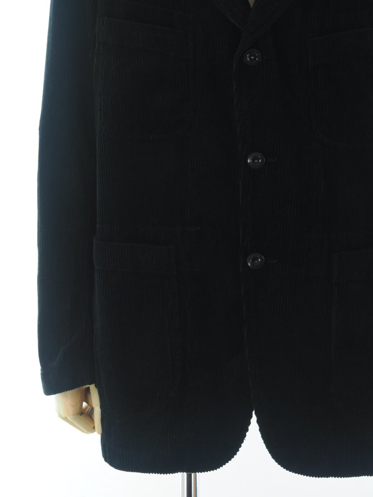 Engineered Garments エンジニアドガーメンツ - Bedford Jacket ベッドフォードジャケット - 8W Corduroy  - Black