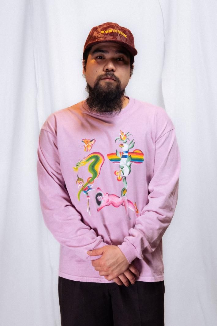再入荷商品 TUITACI 朔 ツイタチ - Red Light L/S T-Shirts レッドライト アイドル
