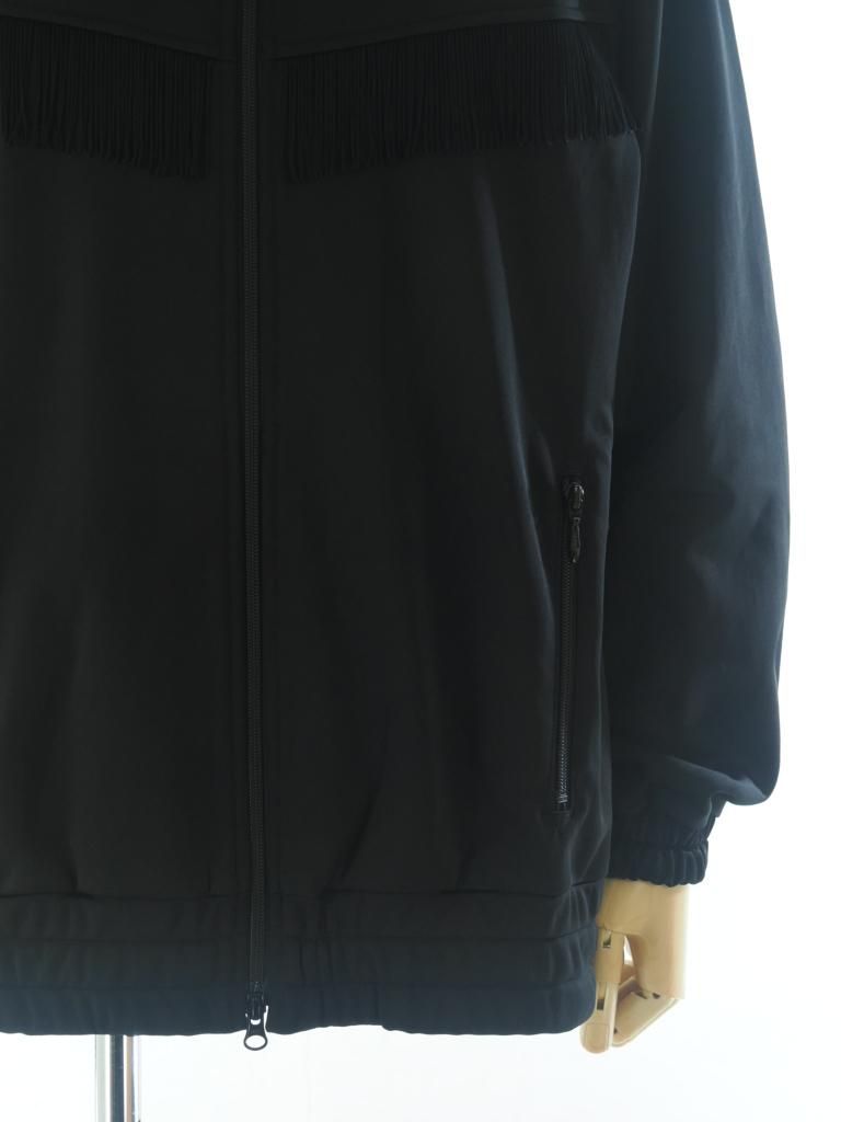 Needles ニードルズ - Fringe Track Jacket フリンジトラックジャケット - Bright Jersey - Black