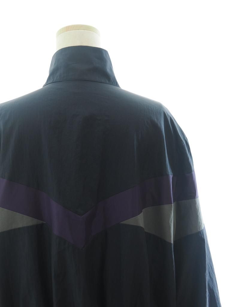 Rhodolirion ロドリリオン - Short Track Jacket ショートトラックジャケット - Switching Pattern - Navy