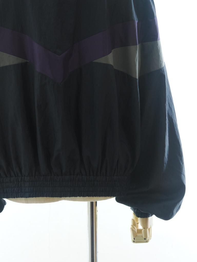 Rhodolirion ロドリリオン - Short Track Jacket ショートトラックジャケット - Switching Pattern - Navy