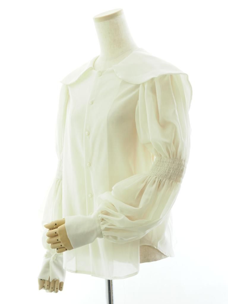 Rhodolirion ロドリリオン - Two way Cape Collar Blouse