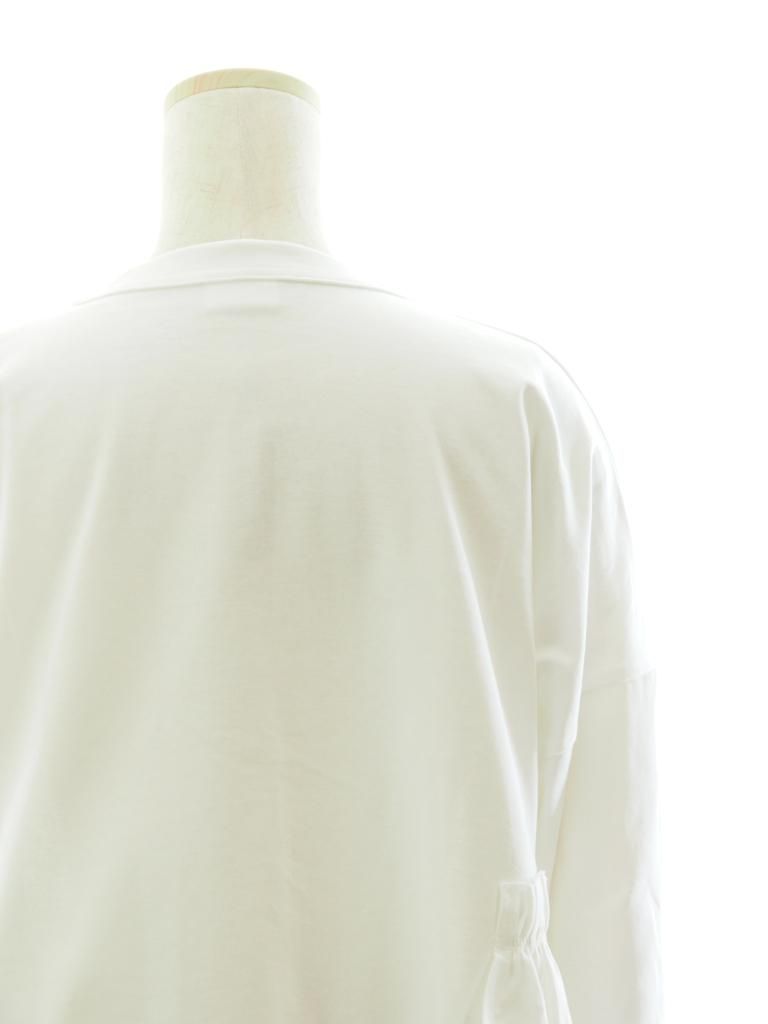Rhodolirion ロドリリオン - Swallow Frill Tiered Long Sleeve Tee スワローフリルチィアードロングスリーブティー - White