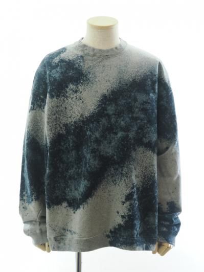 NOMA t.d. ノーマティーディー - Hand Dyed Twist Sweat ハンドダイツイストスウェット - Grey