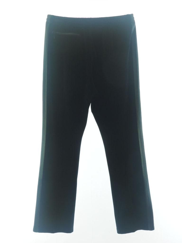Needles ニードルズ - Narrow Track Pant ナロートラックパンツ - C/Pe Velour - Black