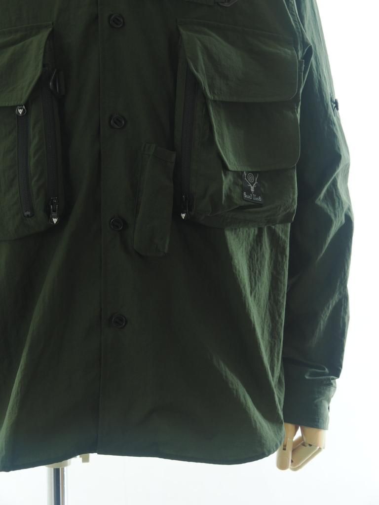 South2 West8 サウスツーウエストエイト - Tenkara Trout Shirt テンカラトラウトシャツ - Nylon Ripstop - Green
