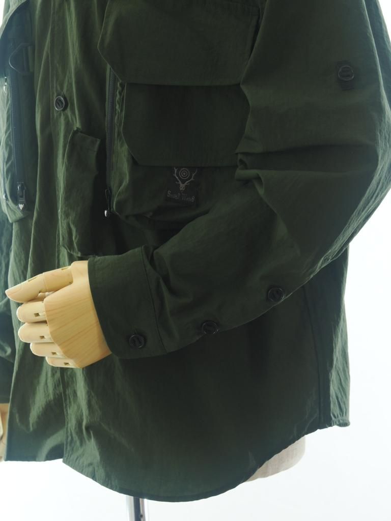 South2 West8 サウスツーウエストエイト - Tenkara Trout Shirt テンカラトラウトシャツ - Nylon Ripstop - Green
