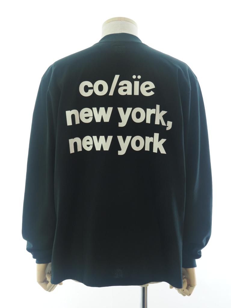 AiE エーアイイー - Mock Neck L/S Tee モックネックロングスリーブティー - AIE - Black