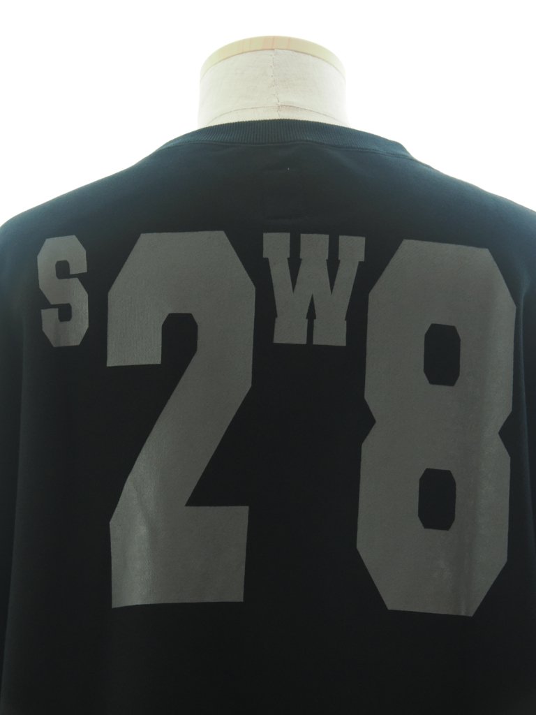 South2 West8 ġȥ - C/N Sweat Shirt 롼ͥååȥ - French Terry - Black