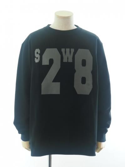 South2 West8 サウスツーウエストエイト - C/N Sweat Shirt クルーネックスウェットシャツ - French Terry - Black