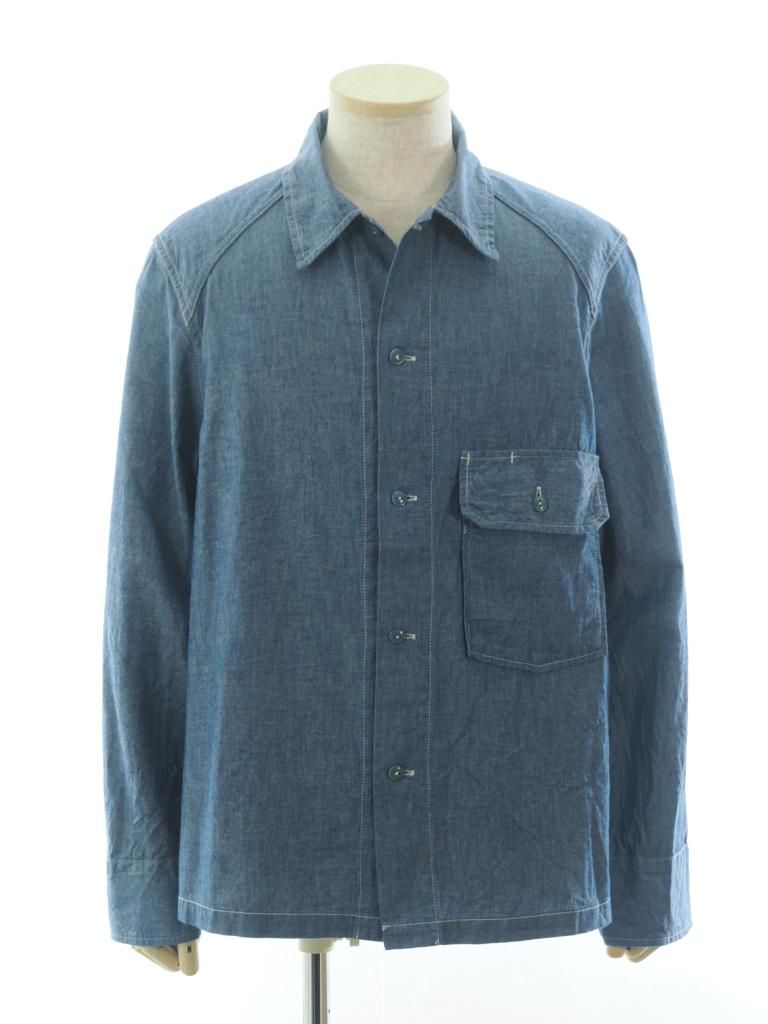 CORONA コロナ - Utility Field Shirt ユーティリティフィールドシャツ - Blue Chambray