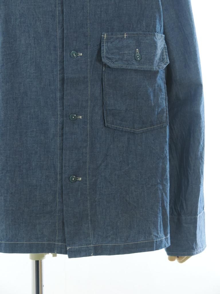 CORONA コロナ - Utility Field Shirt ユーティリティフィールドシャツ - Blue Chambray