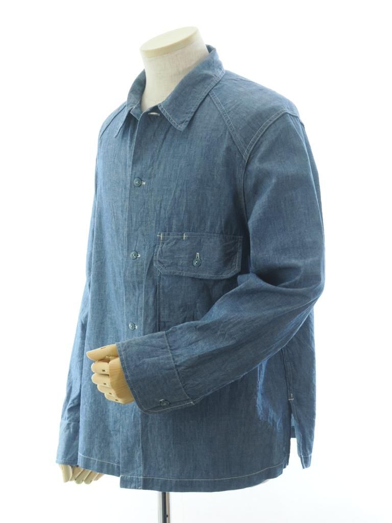 CORONA コロナ - Utility Field Shirt ユーティリティフィールドシャツ - Blue Chambray