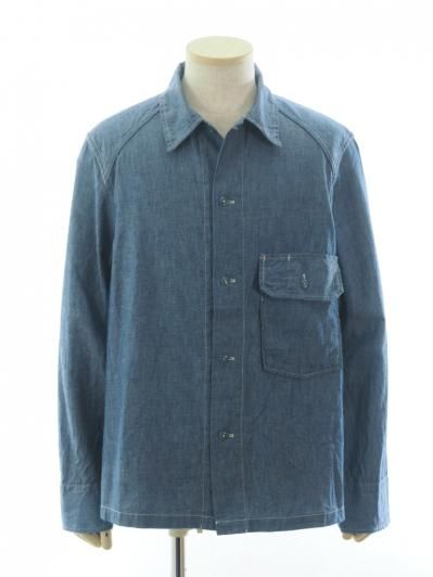 CORONA コロナ - Utility Field Shirt ユーティリティフィールドシャツ - Blue Chambray
