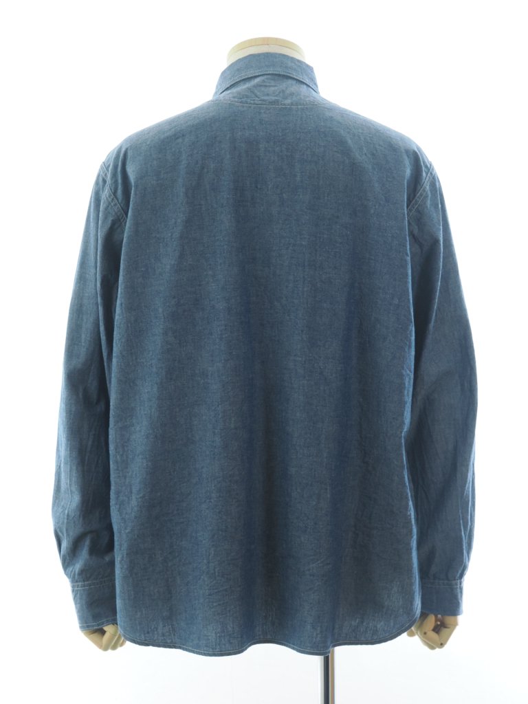 CORONA  - Navy Pullover Shirt ͥӡץ륪С - Blue Chambray