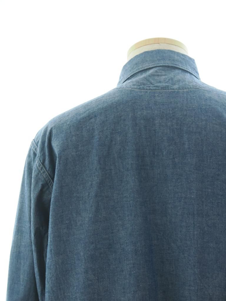 CORONA コロナ - Navy Pullover Shirt ネイビープルオーバーシャツ - Blue Chambray
