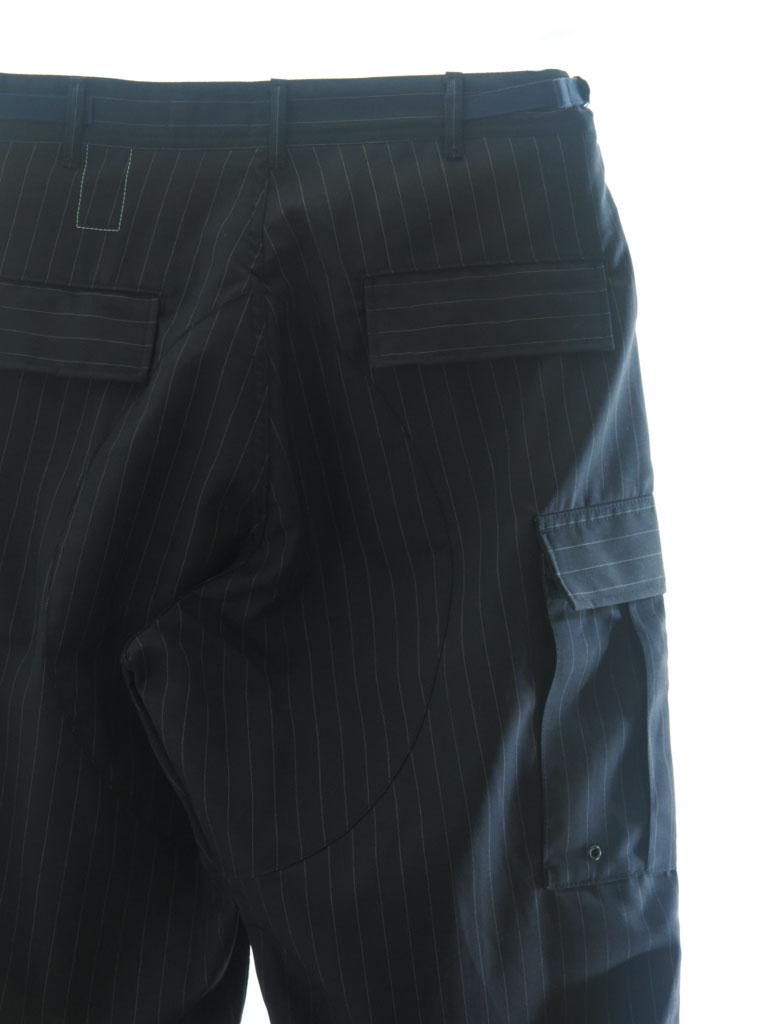 CORONA Fatigue Slacks ファテーグスラックス - 357 B.D.U Slacks - Wool Mohair Tropical Cloth - Pin Strip on Navy