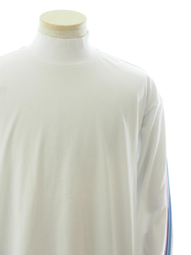 SHIDEN シデン - L/S High Neck Tee ロングスリーブハイネックティー - Cotton Jersey - SHIDEN - White