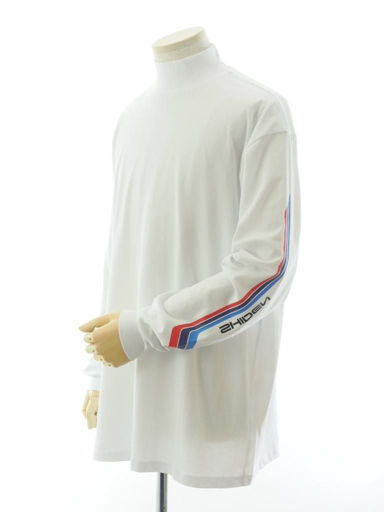 SHIDEN シデン - L/S High Neck Tee ロングスリーブハイネックティー - Cotton Jersey - SHIDEN - White