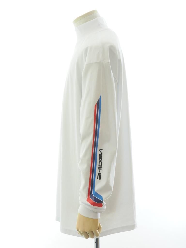 SHIDEN シデン - L/S High Neck Tee ロングスリーブハイネックティー - Cotton Jersey - SHIDEN - White