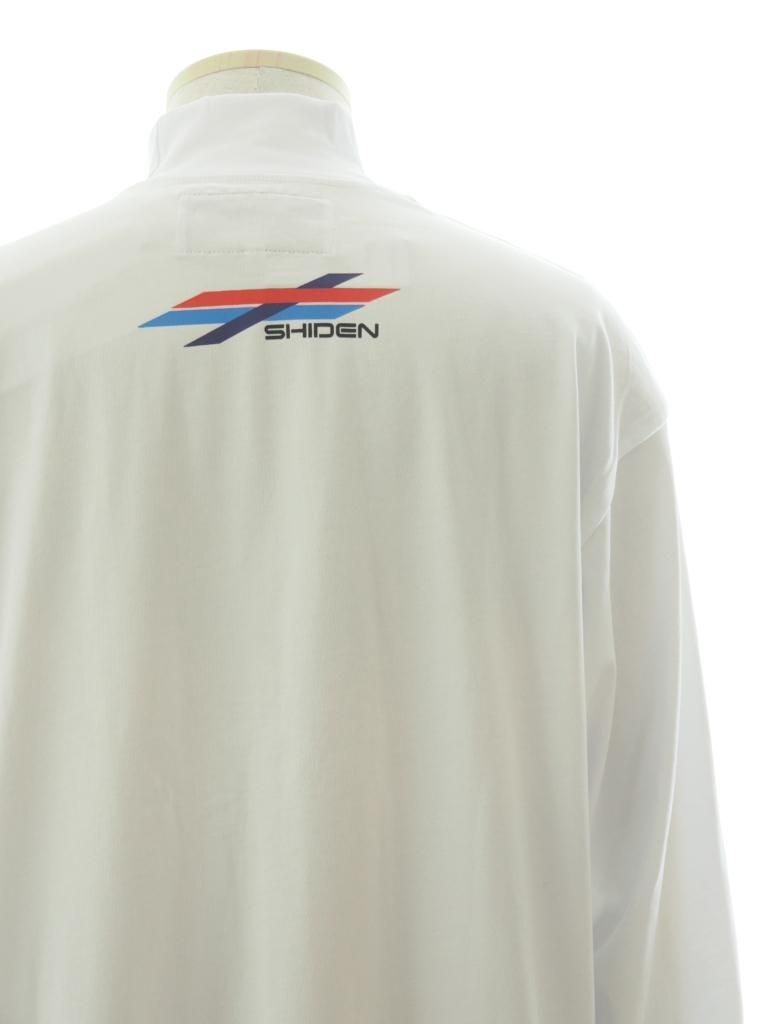 SHIDEN シデン - L/S High Neck Tee ロングスリーブハイネックティー - Cotton Jersey - SHIDEN - White